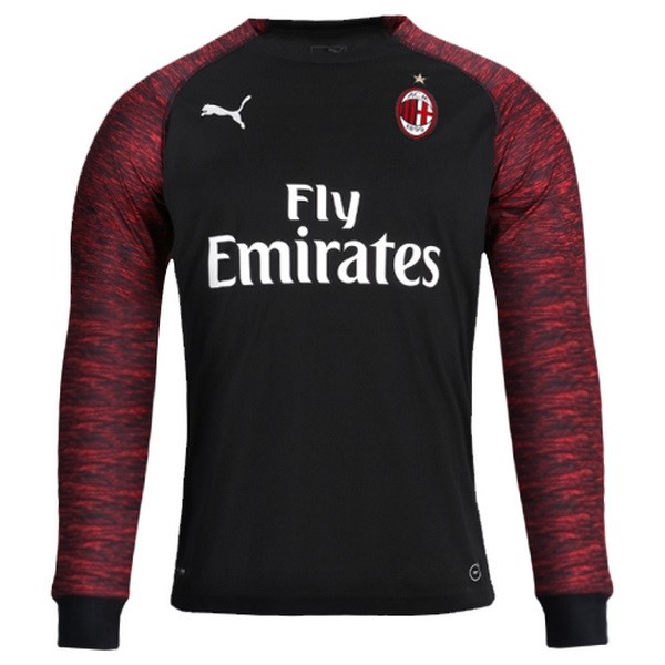 Camiseta Milan 3ª ML 2018/19 Negro